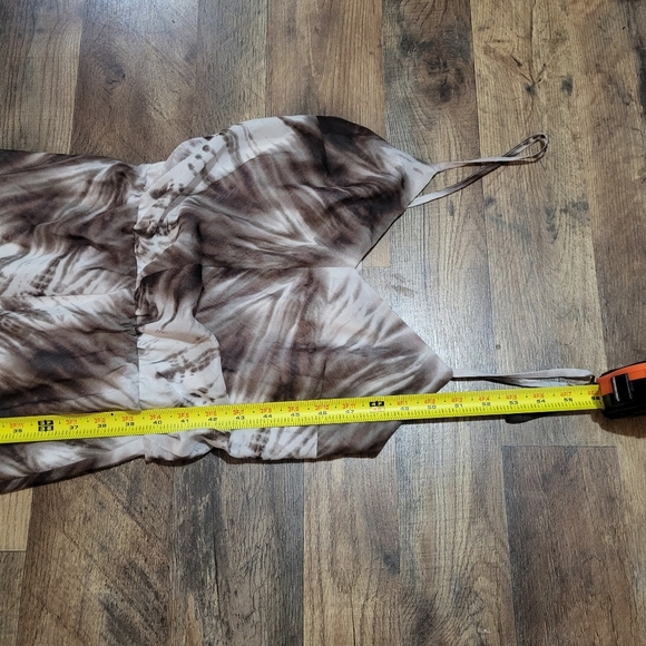 Vince Camuto Women's Printed Blouson Maxi Dress Size 2 - Picture 5 of 11